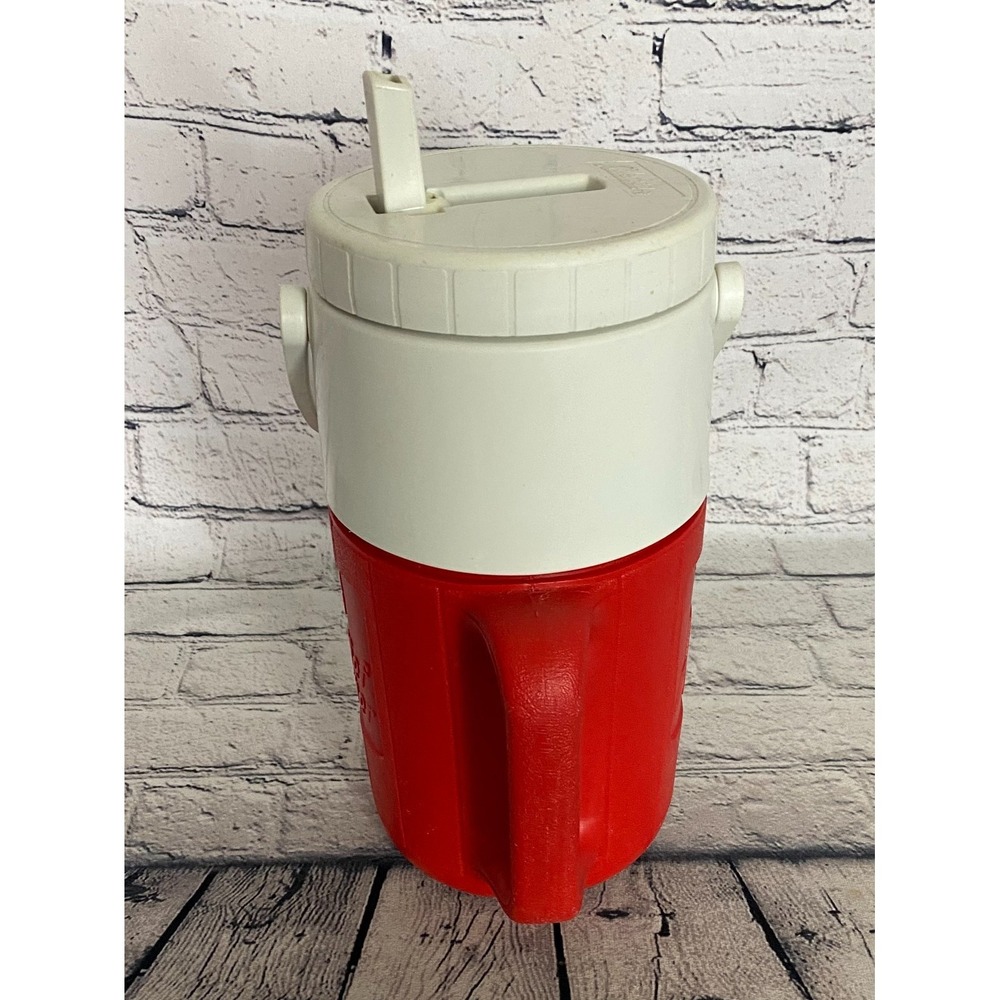 VTG Coleman Pepsi Pizza Hut Relief Pitcher 1/2 Gallon Jug Handle 1980s Red White